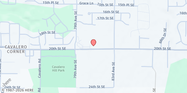 Map showing Lake Stevens Community Food Bank at 8021 20th St SE, Lake Stevens, WA