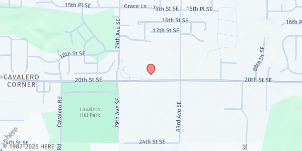 Map showing Lake Stevens Community Food Bank at 8021 20th St SE, Lake Stevens, WA