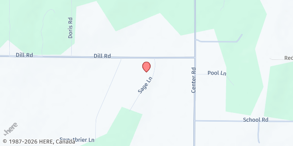 Map showing Lopez Food Share at 1008 Dill Rd, Lopez Island, WA