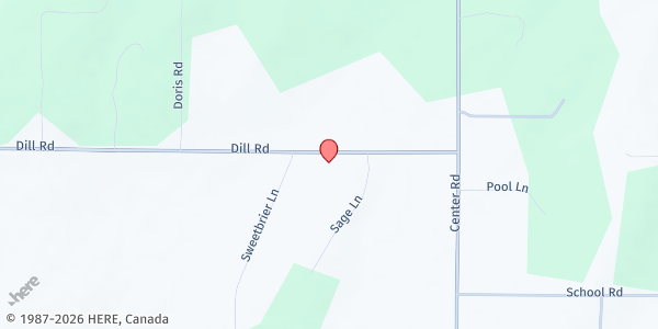 Map showing Lopez Food Share at 1008 Dill Rd, Lopez Island, WA