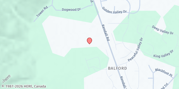 Map showing Foothills Food Bank - Maple Falls at 8255 Kendall Rd, Maple Falls, WA