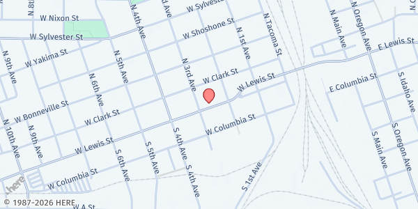 Map showing Serve Tri-Cities - AmeriCorps at 321 W Lewis St, Pasco, WA