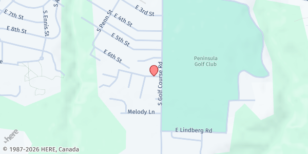 Map showing Crescent School, Joyce at Emerald RV Park, Port Angeles, WA