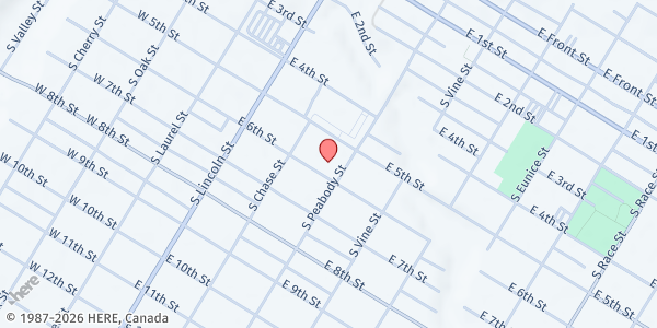 Map showing First Step at 325 E. 6th Street, Port Angeles, WA