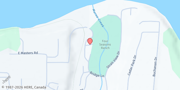 Map showing North Olympic Library at North Olympic Library, Port Angeles, WA