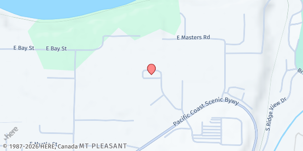 Map showing Port Angeles Food Bank - Market Hours Location at 632 N. Oakridge Drive, Port Angeles, WA