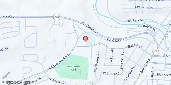 Map showing Little Free Pantry on Main at 912 W Main St, Pullman, WA