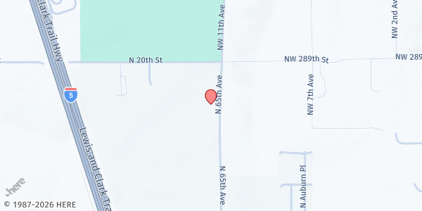Map showing Neighbors Helping Neighbors at 21814 NW 11th Ave, Ridgefield, WA