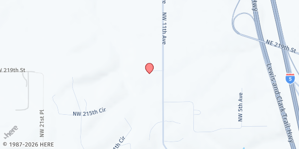 Map showing Neighbors Helping Neighbors - Ridgefield at 21814 NW 11th Avenue, Ridgefield, WA