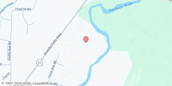 Map showing Holy Cross Catholic Church at 6915 SR 92, Sobey, WA