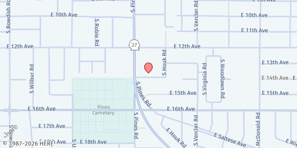 Map showing The Klothes Kloset at 12321 E 14th Ave, Spokane Valley, WA