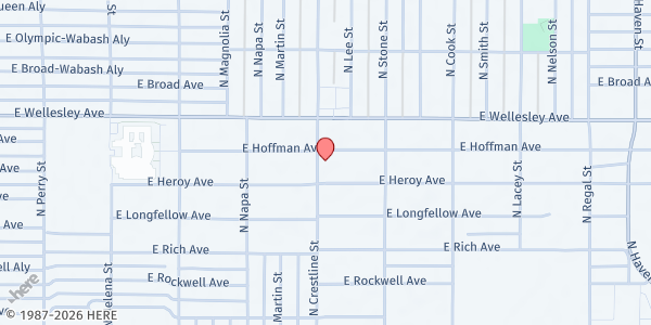 Map showing Northwest Connect - Spokane at 4520 N Crestline St, Spokane, WA