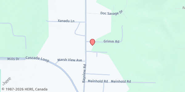 Map showing Good Cheer Food Bank at 2812 Grimm Rd, Sunlight Beach, WA