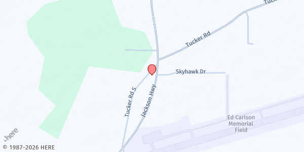 Map showing Toledo Food Bank at 5184 Jackson Hwy, Toledo, WA