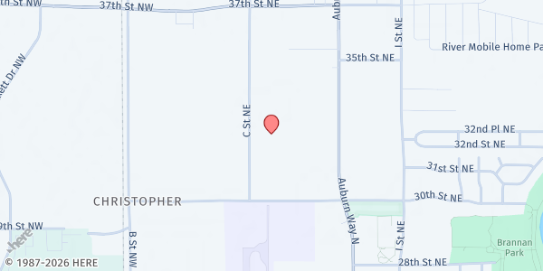 Map showing Feeding Feasible Feasts - Unit J at 3210 C St NE, Unit J, WA