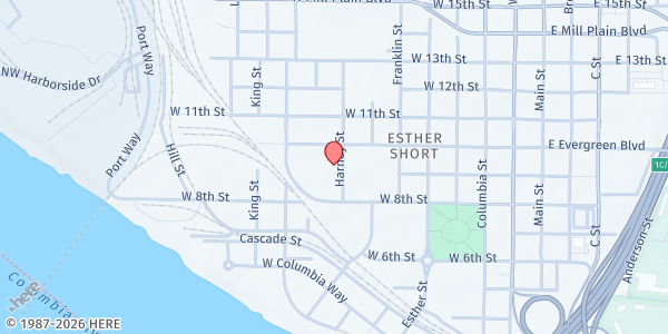 Map showing FISH of Vancouver at 906 Harney Street, Vancouver, WA