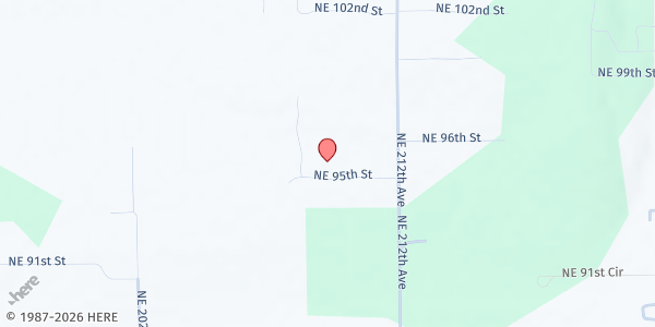 Map showing Meals on Wheels People - Padden Parkway at 11912 NE 95th st STE #350, Vancouver, WA
