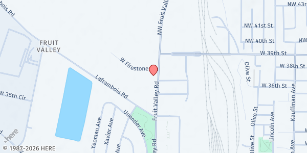 Map showing REACH Community Development - McCallister Village at 2155 W Firestone Lane, Vancouver, WA