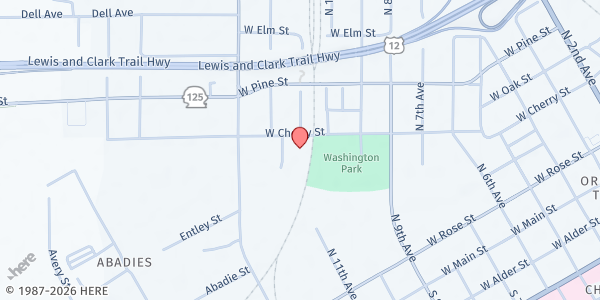 Map showing Blue Mountain Action Council FB - Walla Walla at 921 W Cherry St, Walla Walla, WA