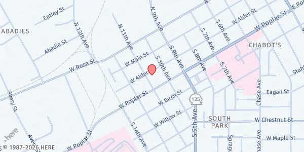 Map showing Salvation Army - Walla Walla at 825 W Alder St, Walla Walla, WA