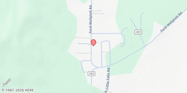 Map showing Spokane Tribe Food Bank - Food Distribution Center at 6208 Wellpinit-Westend Rd, Wellpinit, WA