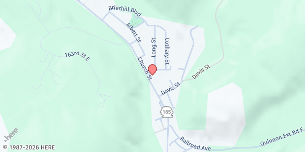 Map showing GoodRoots Northwest - Wilkeson at 501 Church St, Wilkeson, WA