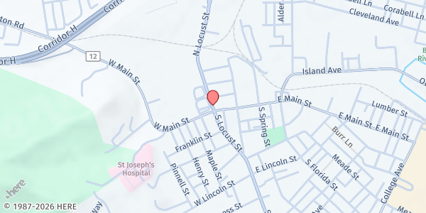 Map showing Horizon Church B-u Food Pantry at , Buckhannon, WV