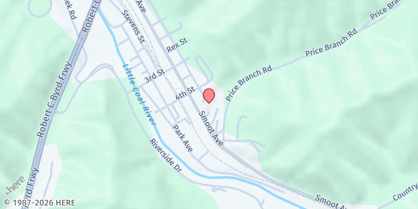 Map showing EnAct - Boone at 731 Hopkins Ave, Danville, WV