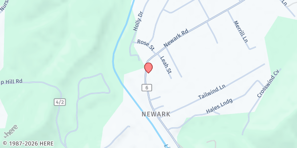 Map showing Catholic Charities WV - Elizabeth at 4362 Newark Rd., Elizabeth, WV