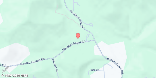 Map showing OUR FATHERS BREADBASKET at 617 MANLEY CHAPEL RD, FAIRMONT, WV