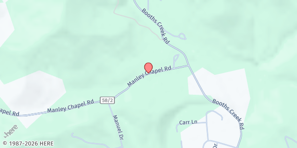 Map showing Our Fathers Breadbasket at 617 Manley Chapel Rd., Fairmont, WV