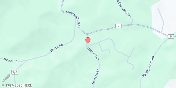 Map showing FRIENDS IN FAITH at 103 WESLEY CHAPEL RD, GRAFTON, WV