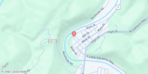Map showing Community Resources, Inc. - Grantsville at 258 COURT STREET, GRANTSVILLE, WV