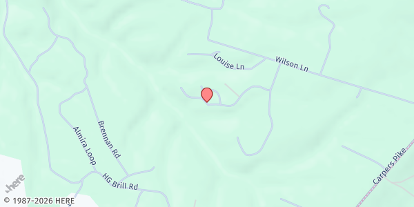 Map showing S.O.M.E. - WVOS Residential Facility at 36 PETRIE DRIVE, HIGHVIEW, WV