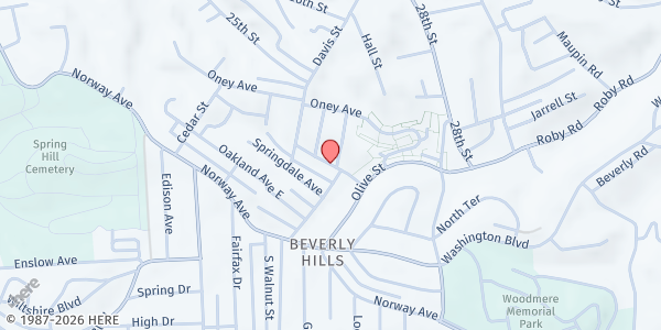 Map showing Family Support Center Food Pantry at 816 St Louis Ave., Huntington, WV