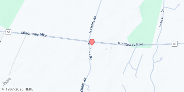 Map showing CROSSPOINT HELPING HANDS at 3066 SOUTH CHILDS RD, KEARNEYSVILLE, WV