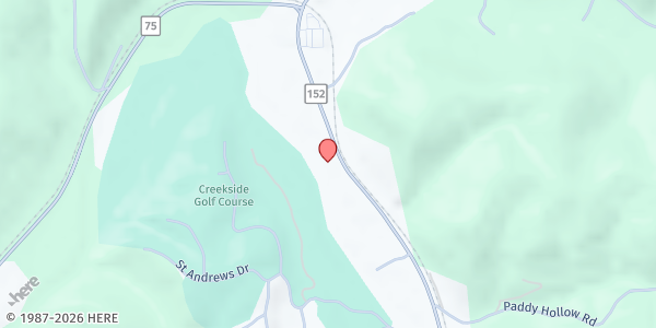 Map showing Lavalette Food Pantry at 4623 Route 152, Lavalette, WV