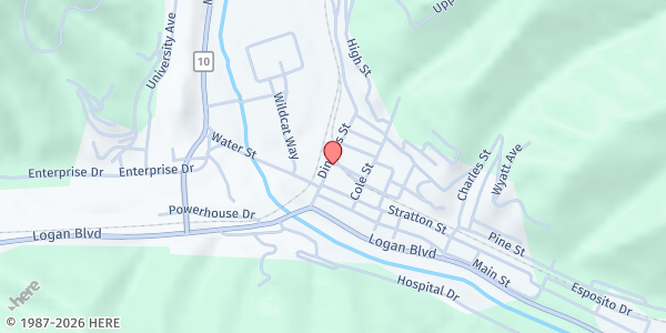 Map showing Step By Step- Logan at 214 Dingess St, Logan, WV