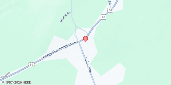 Map showing Mountain Top Food Bank at , Mt Storm, WV