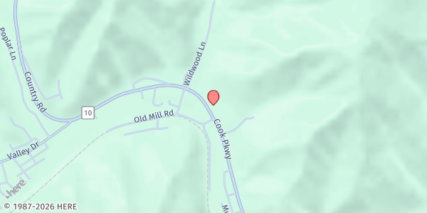 Map showing Local Union Food Pantry at 1726 Cook Pkwy, Oceana, WV