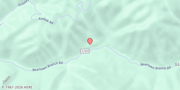 Map showing Anchor Ridge at 972 Beartown Branch Rd, Paynesville, WV