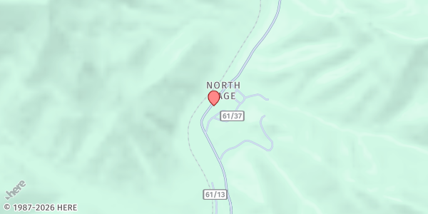 Map showing Community Implace inc - Robson Distribution Site at 10076 Deepwater Mountain Rd, Robson, WV