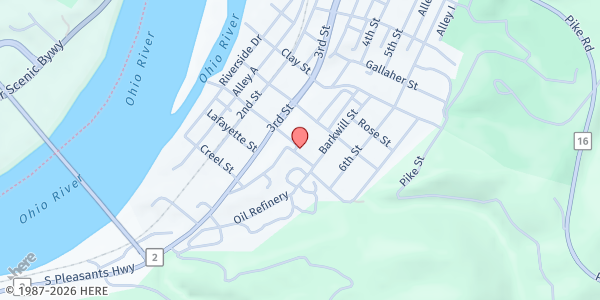 Map showing Wallace County Ministerial Alliance at Elk County Ministerial Alliance, Saint Marys, WV