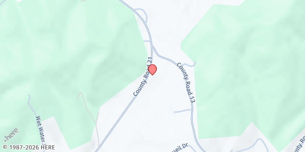 Map showing Sandyville United Methodist Food Pantry at 6646 PARKERSBURG RD, SANDYVILLE, WV