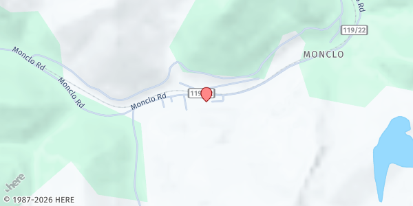 Map showing Monclo FWB at 1331 Monclo Rd, Sharples, WV