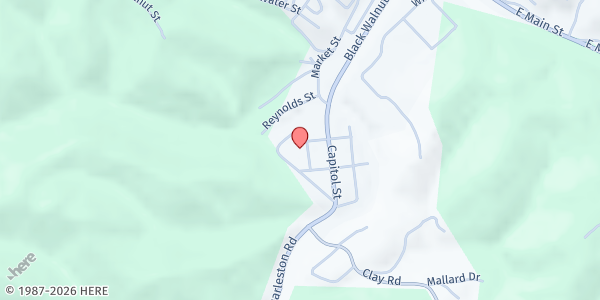Map showing Helping Hand, Inc. - Spencer at 811 MADISON AVE, SPENCER, WV