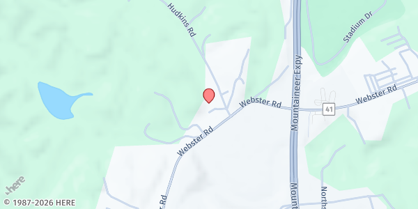 Map showing New Beginnings Resource Center at 50 Stonewall Dr., Summersville, WV