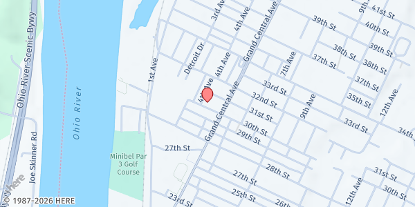 Map showing Good Samaritan Center - Wayside United Methodist Church at 3001 Grand Central Ave, Vienna, WV