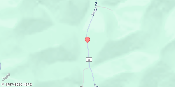 Map showing Native American Community Center, Inc. at 1890 Range Rd., Wadestown, WV