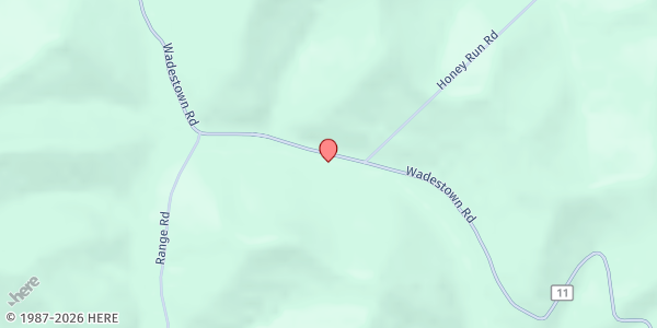 Map showing Native American Community Center at 342 Wadestown Rd, Wana, WV